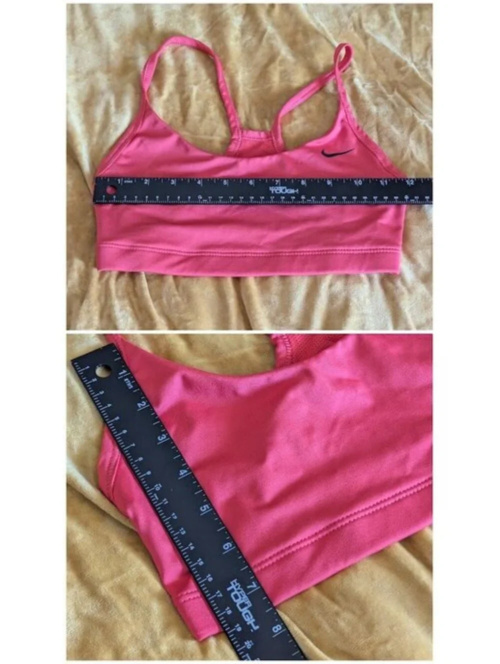 Nike Dri-FIT Victory Sports Bra Womens Small Coral Pink Lightweight Support Run